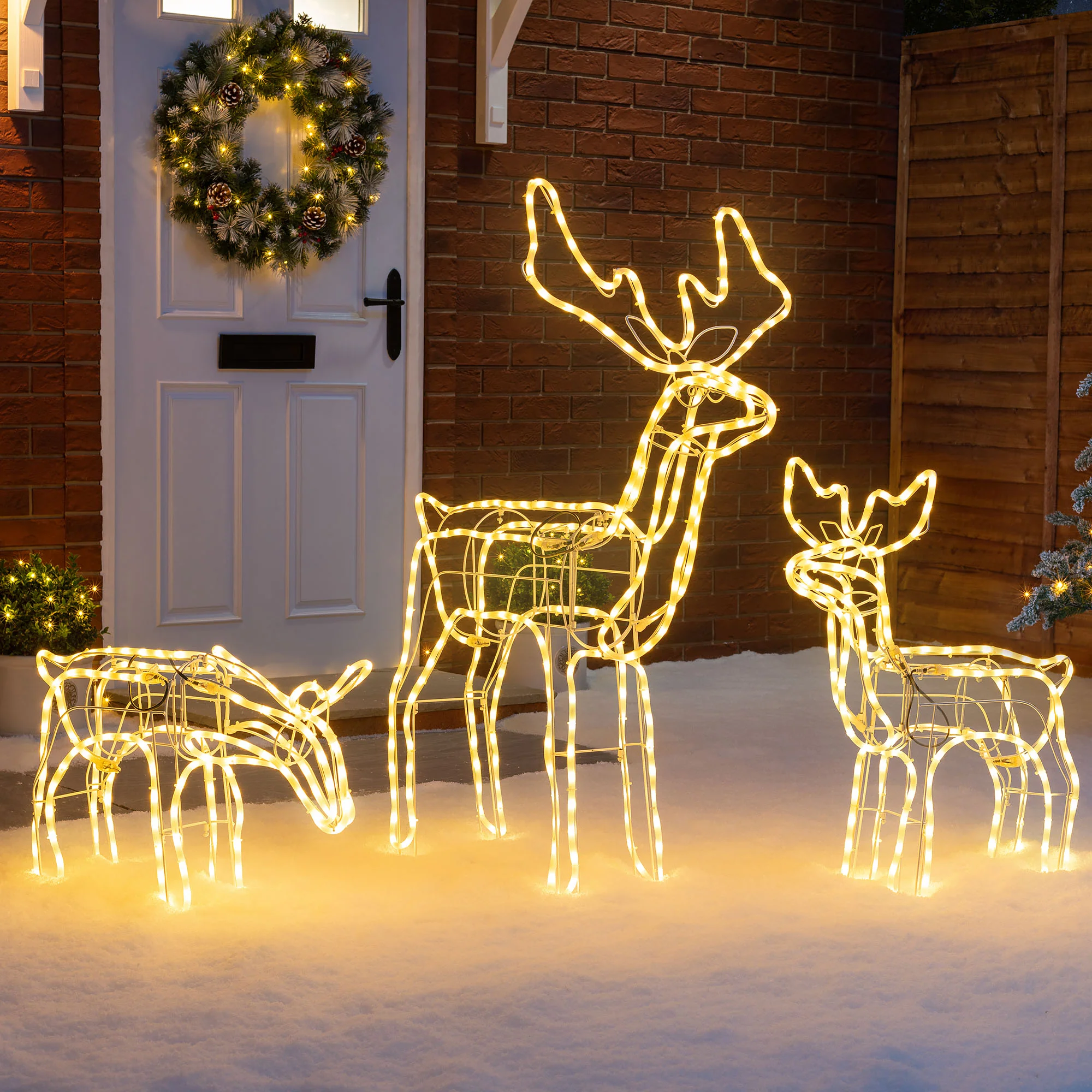 Warm White LED Reindeer - Image 4
