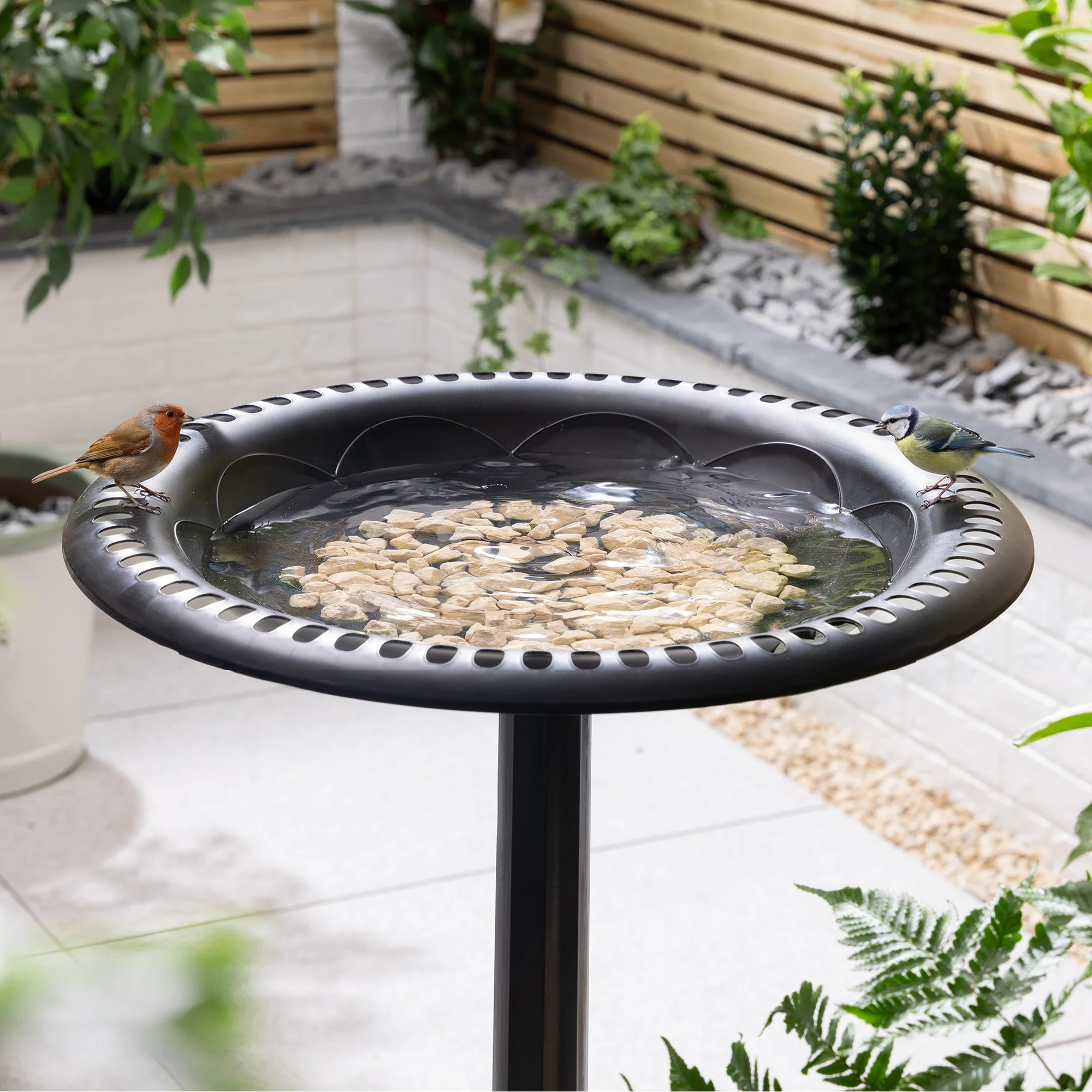Weightable Round Resin Bird Bath - Image 2