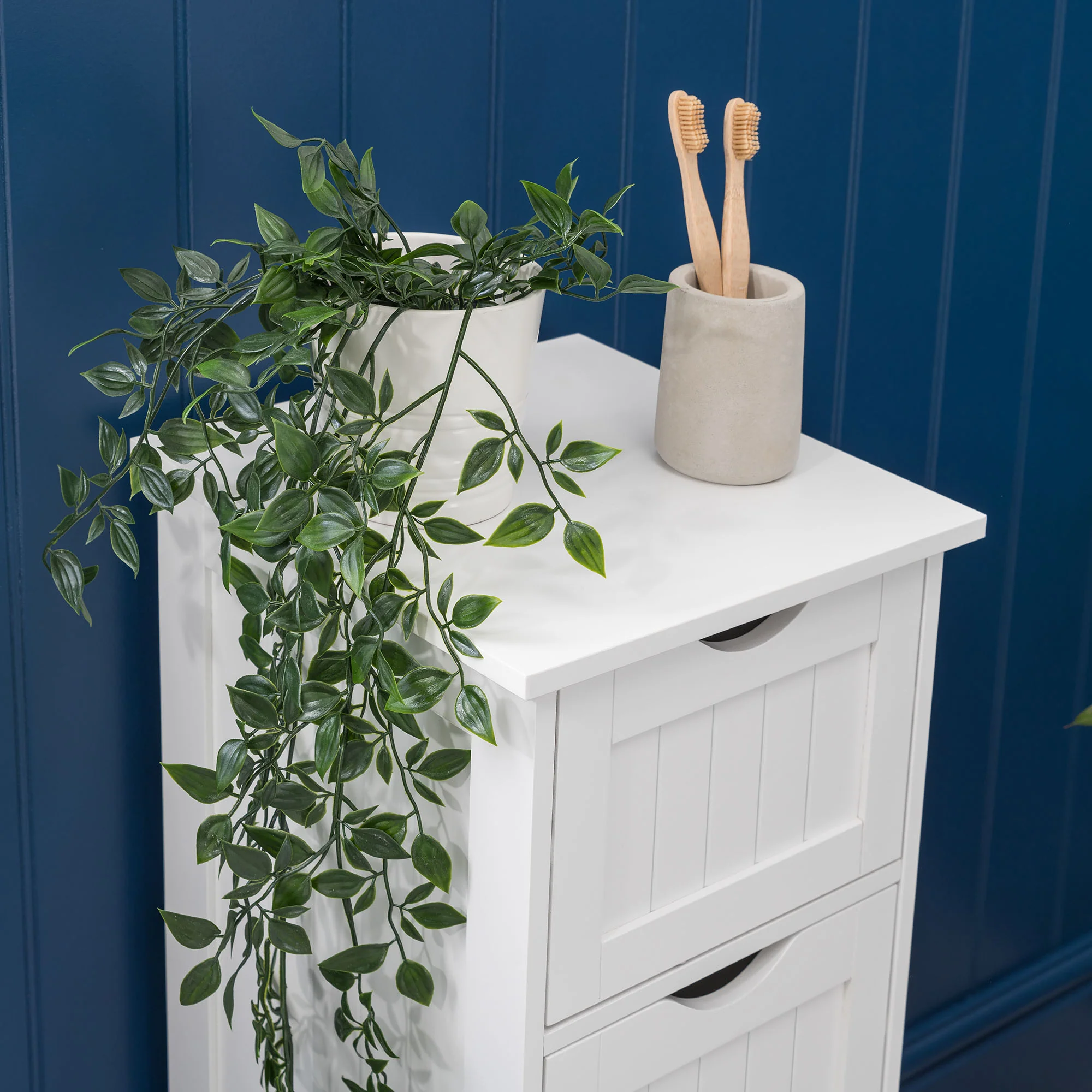 Clovelly White Bathroom Drawer Unit - Image 4