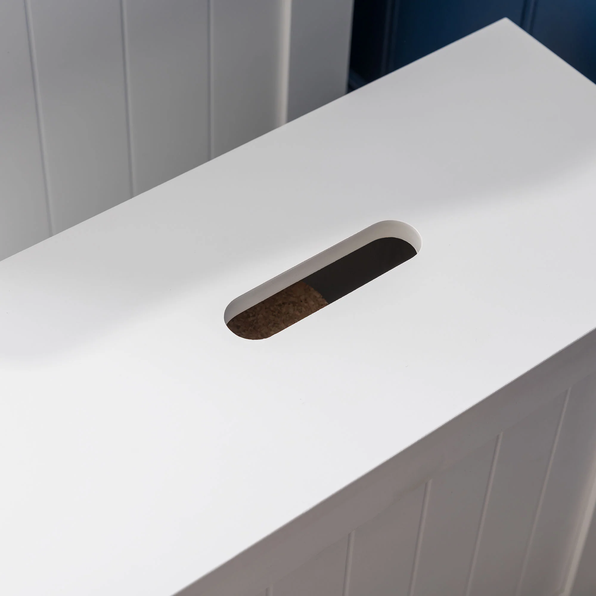 Clovelly White Bathroom Tidy Box - Image 3