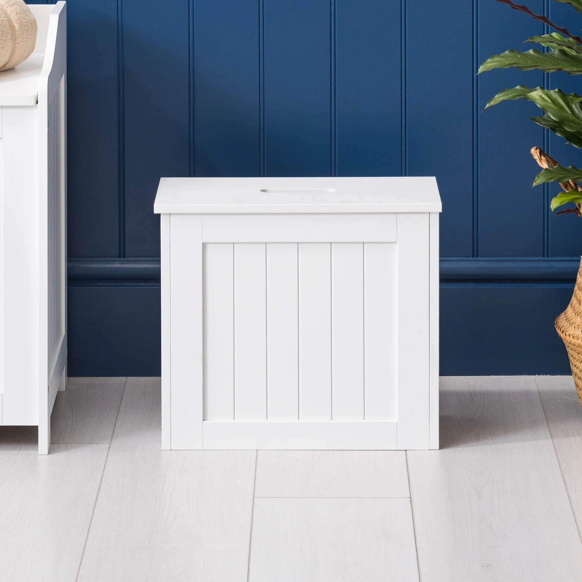 Clovelly White Bathroom Tidy Box - Image 4