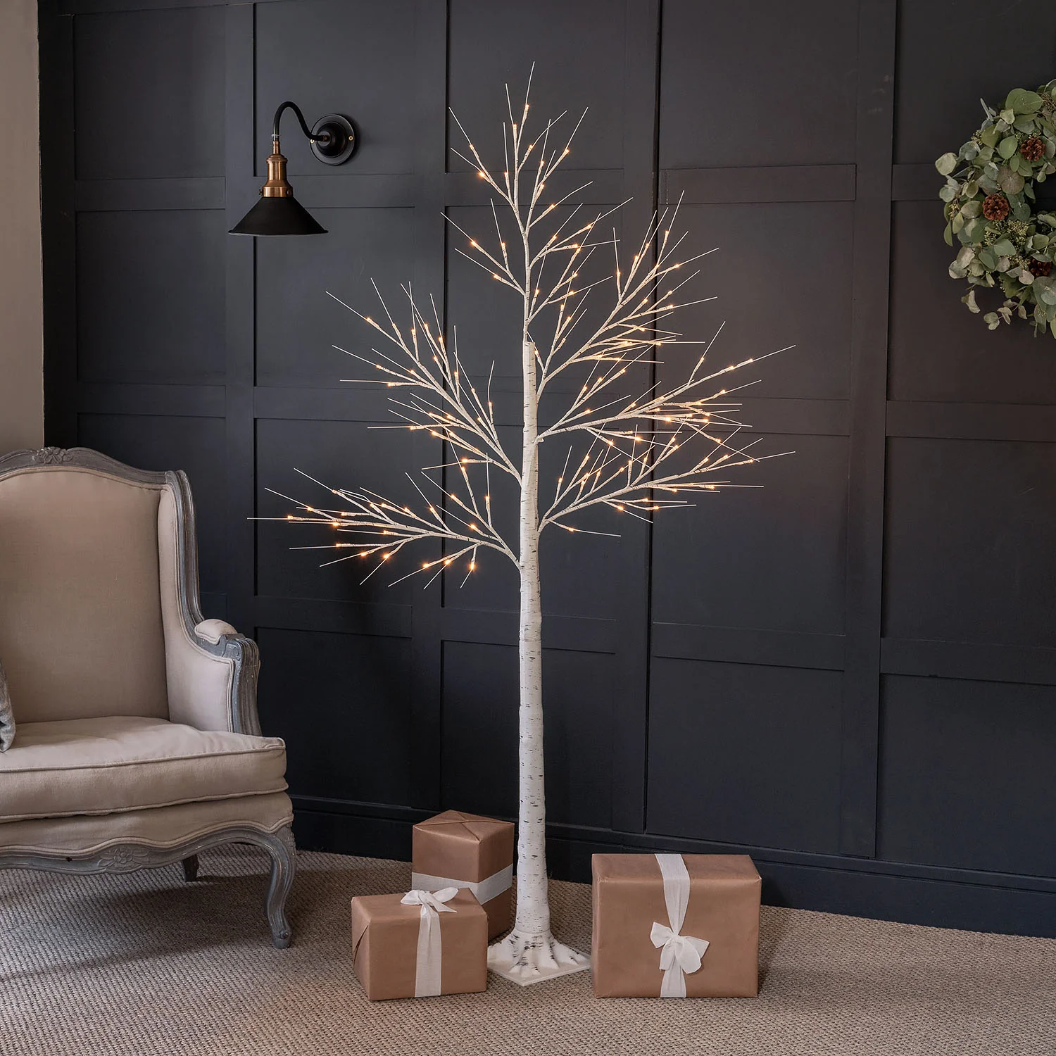 White LED Birch Tree - Image 6