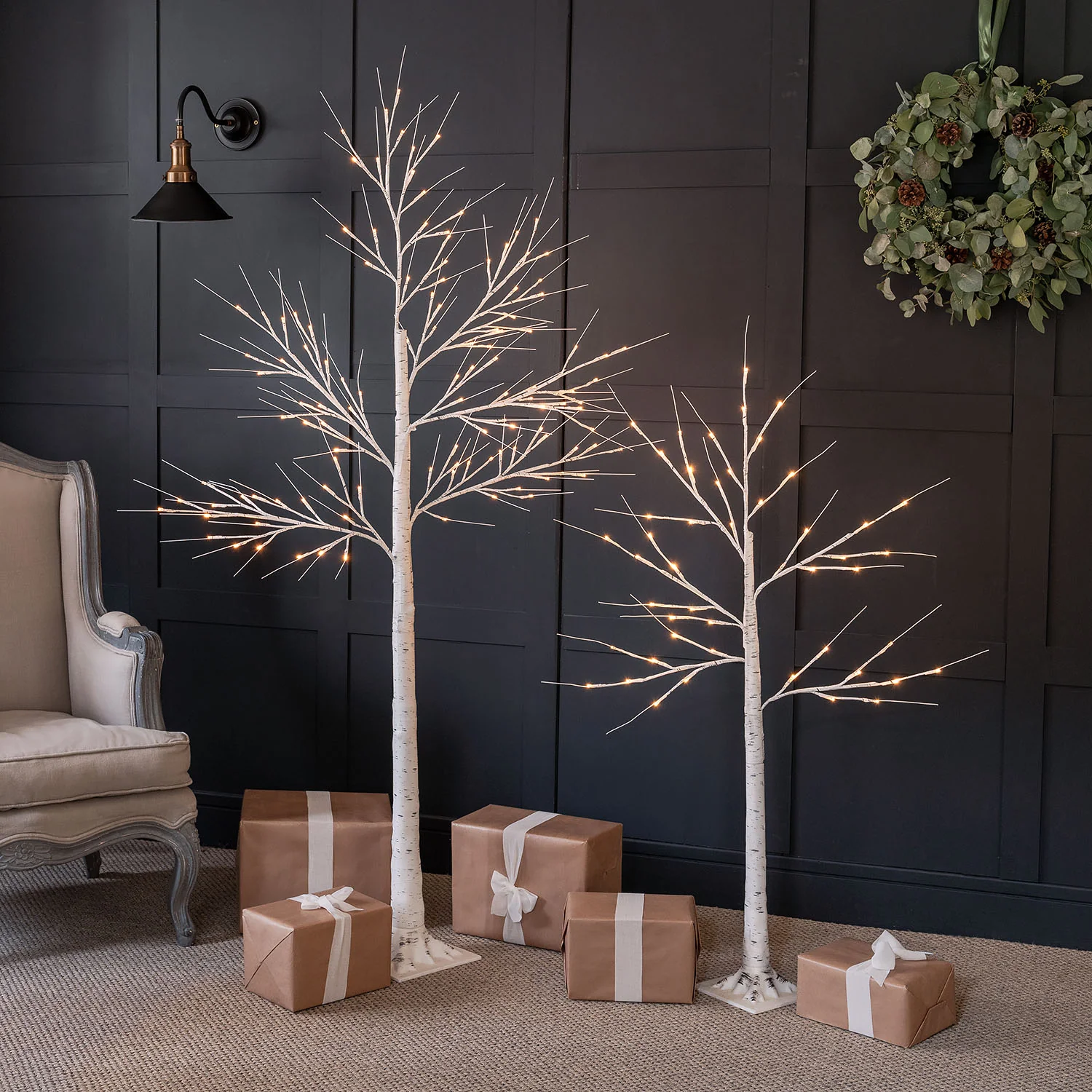 White LED Birch Tree - Image 8