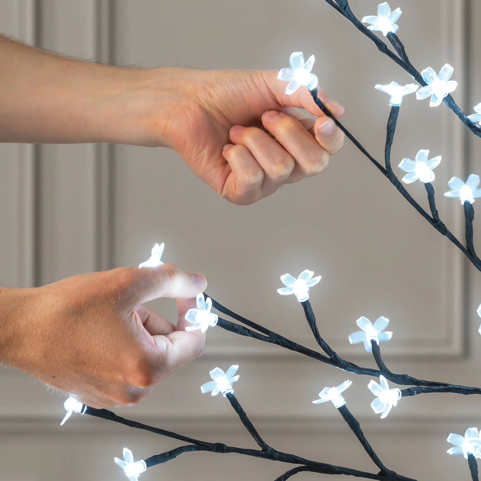 White LED Cherry Blossom Tree - Image 6