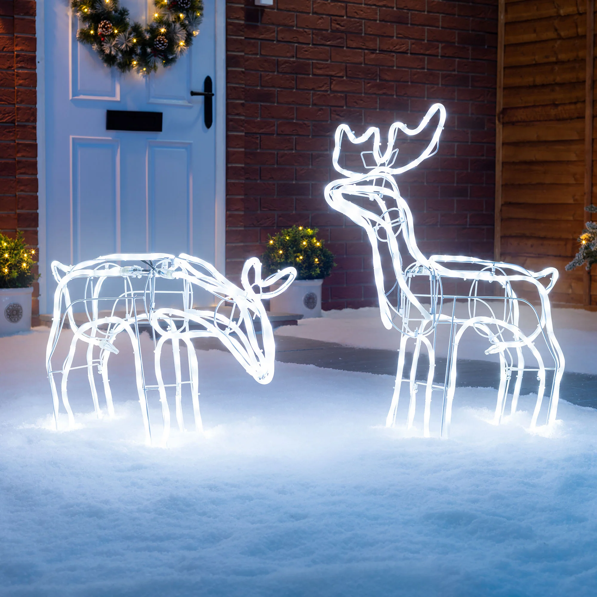 White LED Reindeer - Image 17
