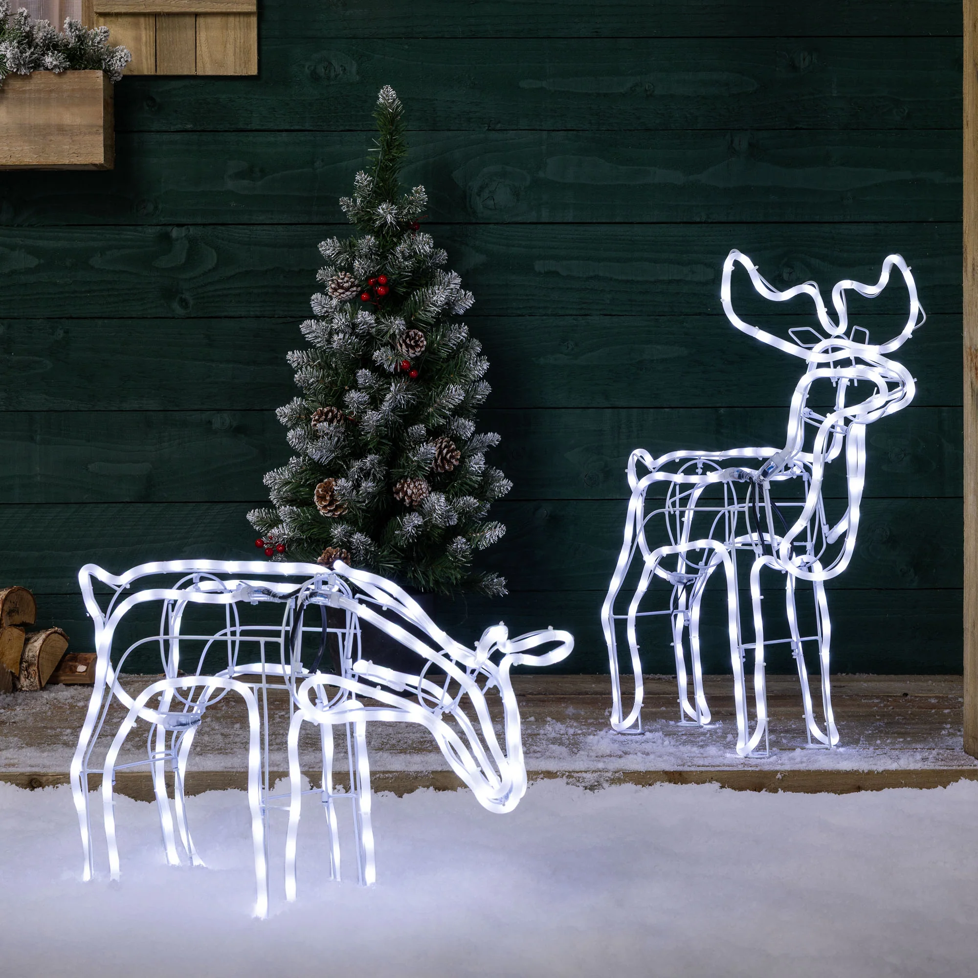 White LED Reindeer - Image 18