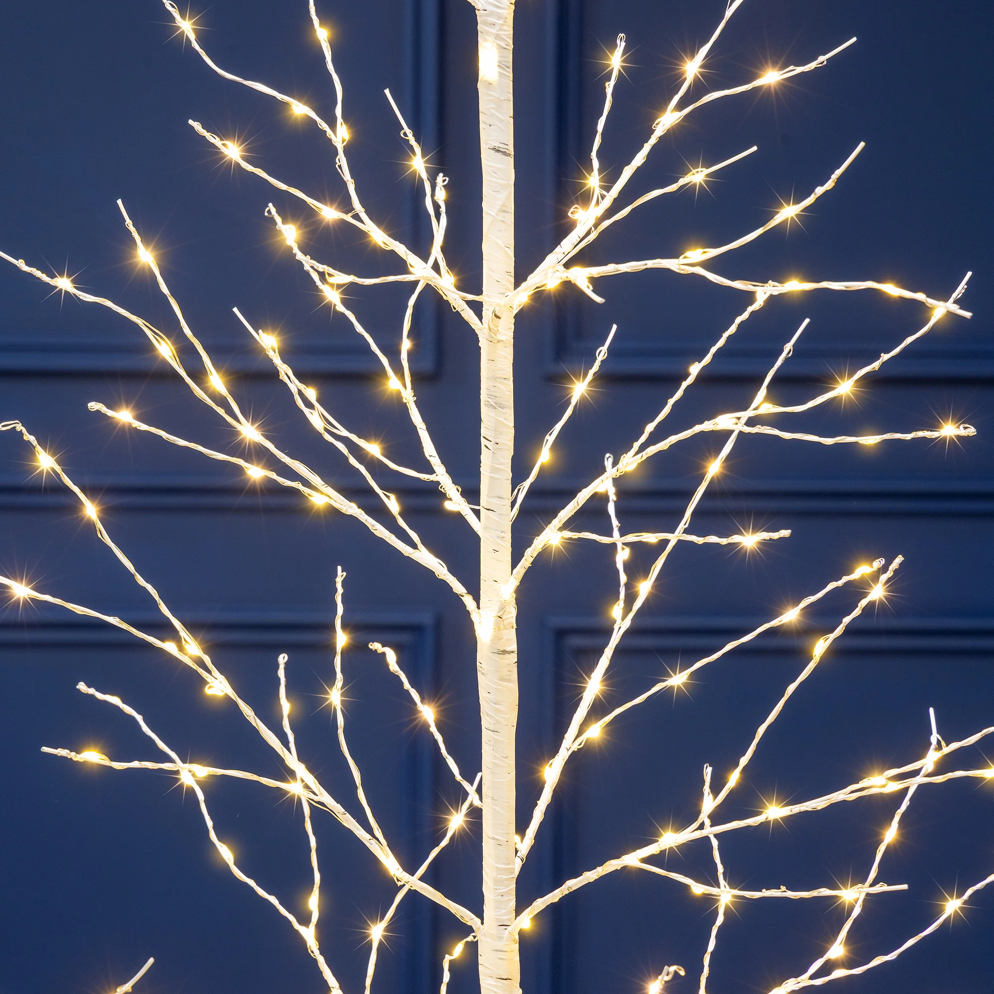 White Twig Tree With Lights - Image 10