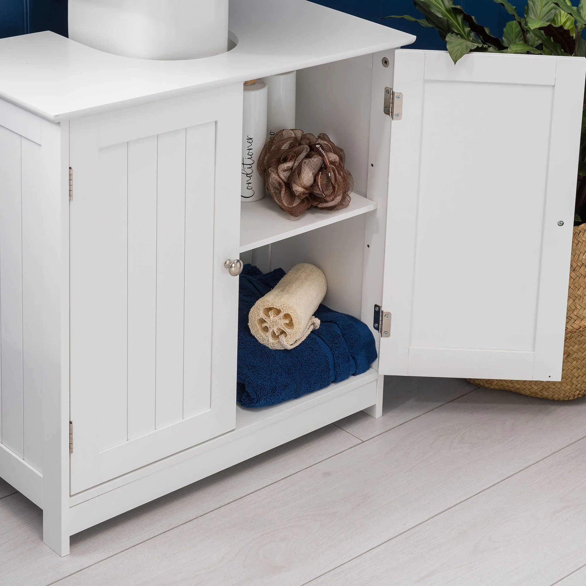 Clovelly White Under Sink Cabinet - Image 3