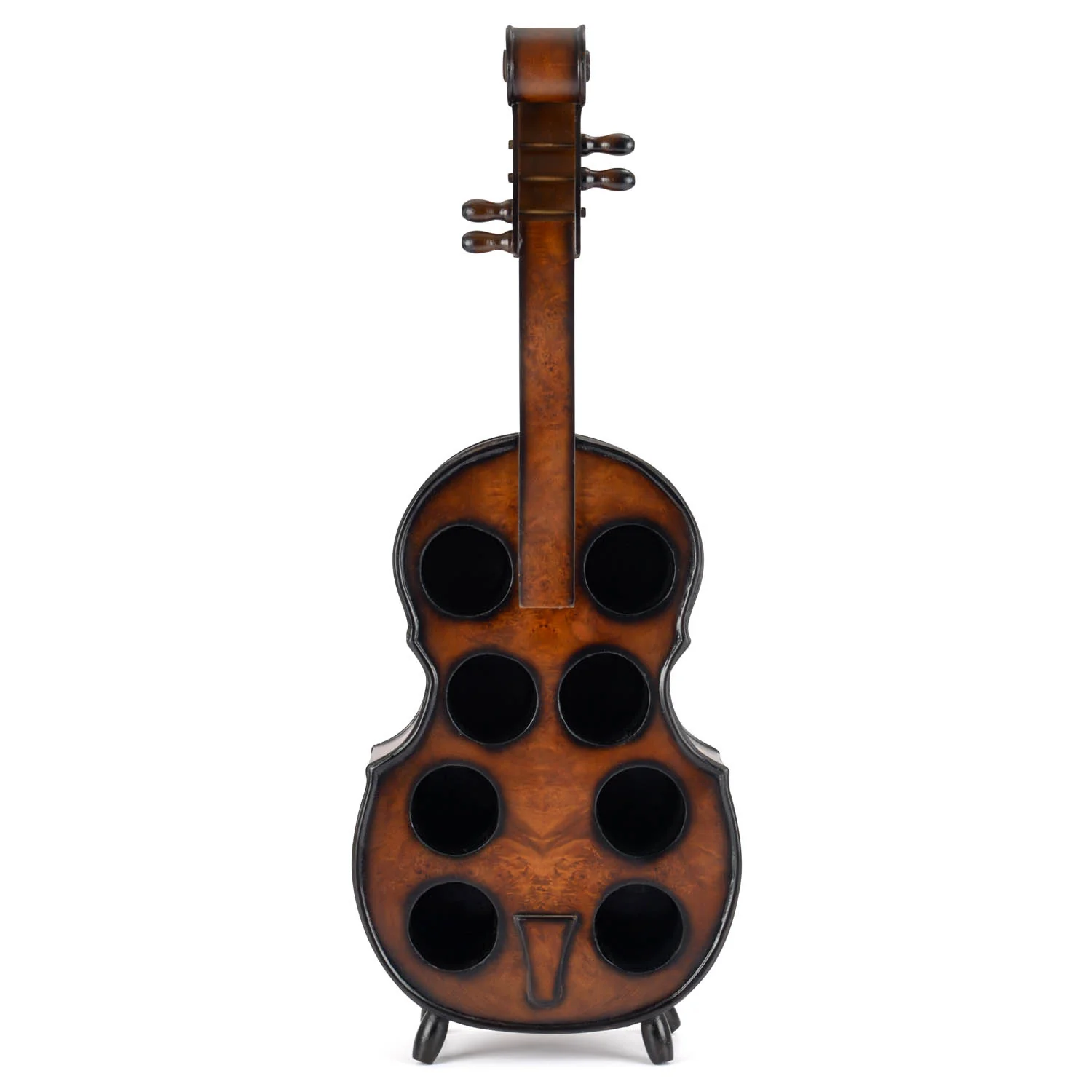 Wooden Cello Wine Rack – 8 Bottle Capacity - Image 4
