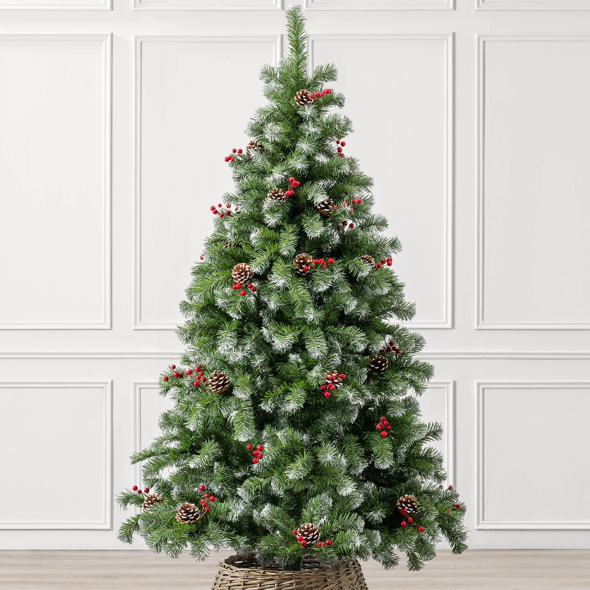 Artificial Woodland Spruce Christmas Tree - Image 3